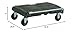 Rubbermaid Commercial Products Triple Trolley Folding Handle Dolly/Cart/Platform Truck with wheels, 500 lbs Capacity, for Moving/Warehouse/Office