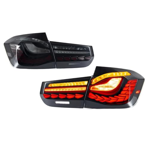 Bloc optique arrière noir pour BMW Série 3 F30 F80 M3 berline 2011-2018