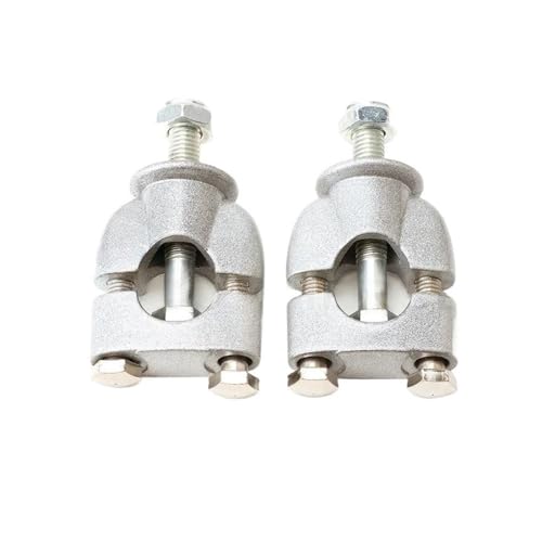 Rehausseurs guidon moto 7/8' en alliage usiné de 22 mm avec pontets de fixation arrière