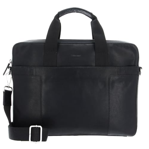 Sac ordinateur Lanco SADDLER cuir - Protégez votre PC avec cette serviette noire