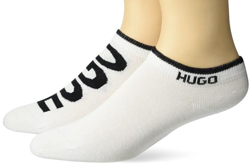 HUGO Men's 2-Pack Big Logo Ankle Socks