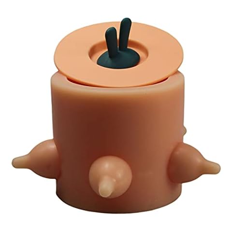 Newborn Puppy Nipple Feeder, Silicone Pet Bionic Self Feeding Milk Bowl for Nursing, Puppy Feeding Bottles Food Storage Container for Kitten Dog Cat Cover