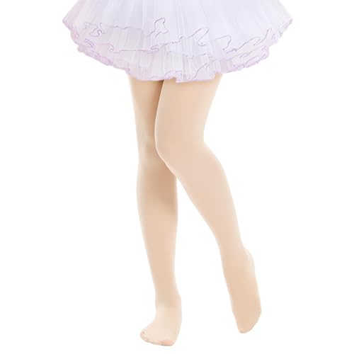 Komorebi Girls Ballet Tights Ultra Soft Convertible Dance Tights for Toddler Kids Women Footed Dance Stockings