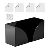 Elegant Kitchens - Dispensador de toallas de acrílico antideslizante para el hogar y el restaurante, ahorro de espacio en cocinas