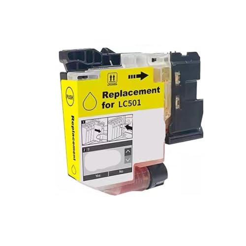 Cartouche LC501 Brother jaune résolvant les pannes d'encre sur MFC-J4350DW