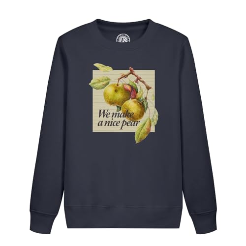 Sweatshirt enfant We Make a Nice Pear pull confortable anti-irritation motif fleurs vintage