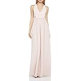 BCBGeneration Women's Shirred Vneck Dress, Rose Smoke, 12