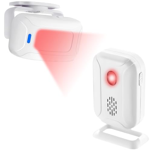 WIYETY Timbre inalámbrico para puerta con 38 tonos de timbre, para tienda, caravana, hogar, garaje (tipo 2)