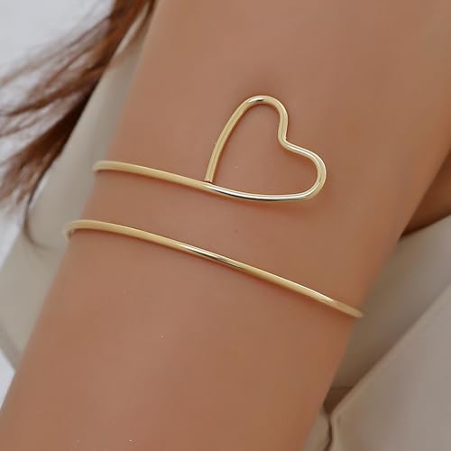 Image of Long tiantian Gold Arm Cuff Upper Arm Armband Greek Goddess Costume Jewelry