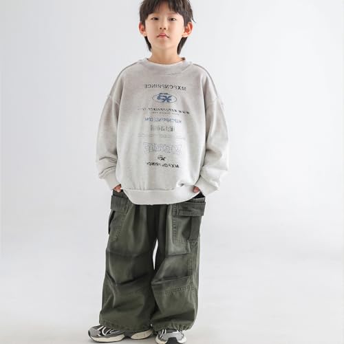 Boys Cargo Pants for Everyday Casual Outdoor Sports Activities Comfortable Fit for Kids Durable Design for Ages3