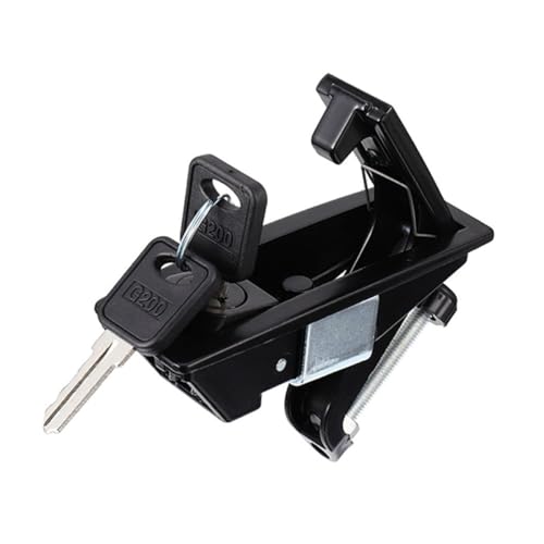 SEWACC Zinc Alloy Compression Latch Lock with Adjustable Flush Lever and Raised Trigger Wear-Resistant Toolbox Cabinet Lock for Recreational Vehicles Caravans and Industrial Equipment