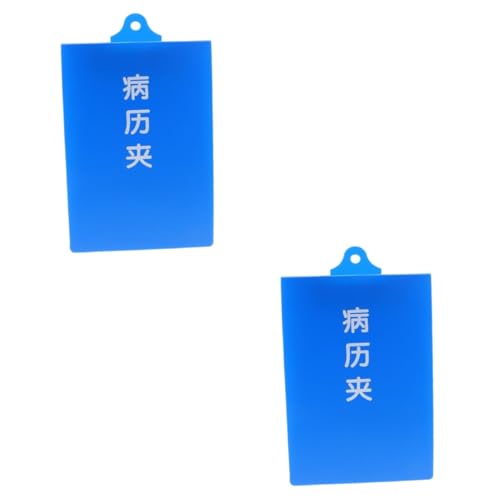 Alipis 2 Piezas Portapapeles Enfermería Organizador de Tablero de Escritura Digital Resistente y para Hospitales y Registros Clínicos