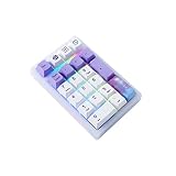BOYI TD21 Hot Swappable Numpad,21 Keys Mini Numpad Portable Keypad Bluetooth 5.0/2.4GHz/Wired Number