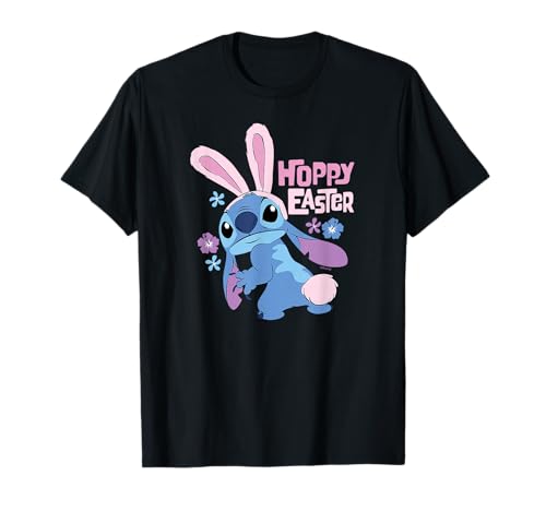 T-shirt Stitch Disney de Pâques haut en coton Hoppy Easter