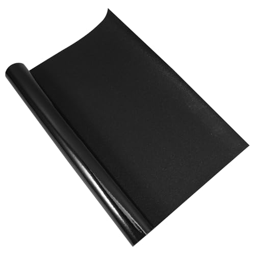 GRIRIW 静電気粘着式水槽背景ステッカー 黒 製 装飾用 水槽内視覚効果向上 再利用可能 トリミング対応