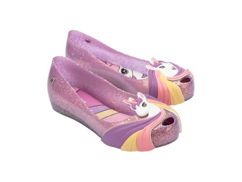 mini melissa Girl's Ultragirl Unicorn Ballet Flat2
