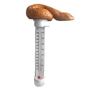 Mxshc Lustiges Poolthermometer Poop-Shaped POAO3563HDVQXF39