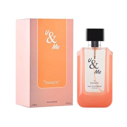 Image of Fanatic U & ME Unisex Perfume 100ml Long Lasting Premium Eau De Parfum Intense Woody Musk Fragrance Suitable for Every Occasion for Men & Women