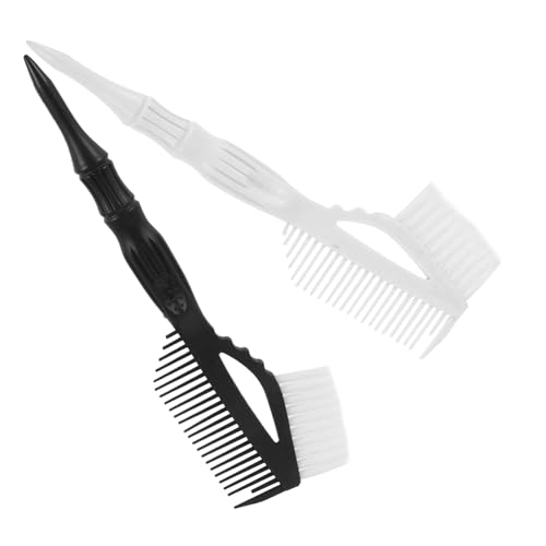 SHERCHPRY 2Piezas Cepillo y Peine Para Teñir El Herramienta De Coloración Para Peluquería Cepillo Para Pincel Para Accesorios