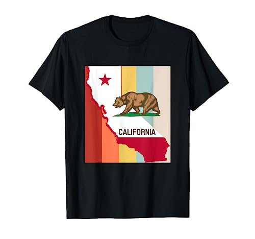 CA State Tees - California - Estados Unidos Camiseta