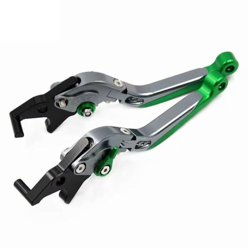 �n���h���o�[���o�[ Compatible With Bajaj For Pulsar For NS200 For NS160 For RS200 CNC�����\�I�[�g�o�C�܂肽���ݎ��L�k�u���[�L�N���b�`�n���h�����o�[�ɑΉ�(Gray-Green)