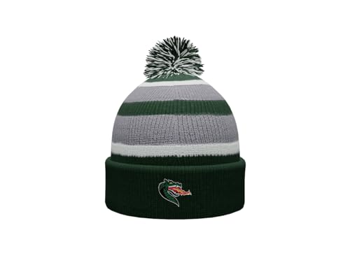 Sport Your Gear University of Alabama at Birmingham UAB Blazers Prime Cuffed Fold Over Pom Pom Winter Knit Beanie (UAB, One Size)