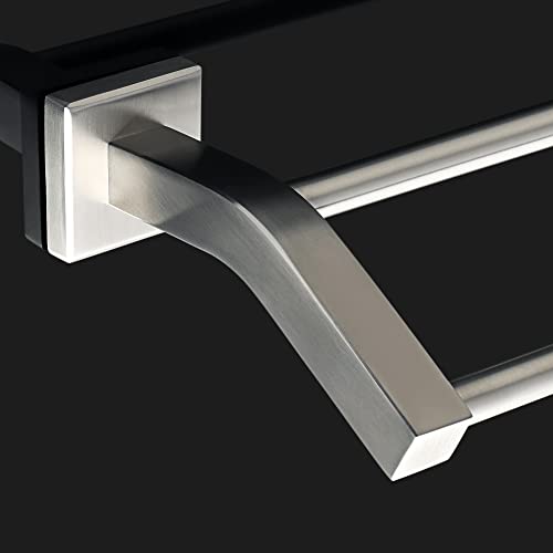 Alise 25-Inch Double Bath Towel Bar/Rail Towel Rack For Bathroom Wall Mount Towel Holder Heavy Duty Towel Hanging Rod,Sus304 Stainless Steel Brushed Nickel Gk9009 #TOP5