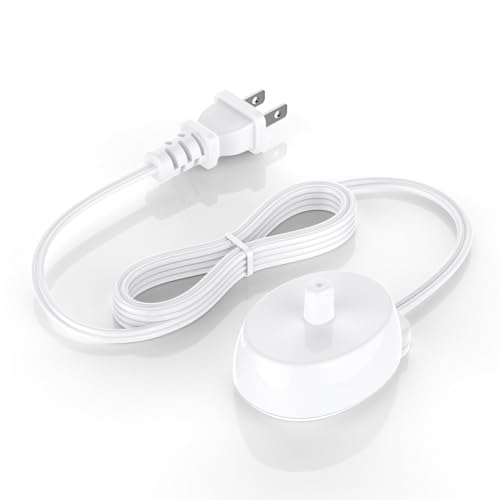 Newding Charger Base Replacement Compatible with Braun Oral B iO Series 6 5 4 3 2 Genius X Vitality Pro 3 3900 3500 3000 Pro 2 Pro 1000 Kids Electric Toothbrush Charging Power Cord IPX7