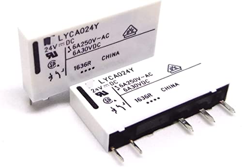Relais LYCA024Y 24VDC lot de 10 commutateurs pour carte électronique et domotique