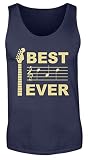 ROCK-WITCHES Die Coole Geschenkiddee für Väter, Nicht nur zum Vatertag. DAD als Noten - Herren Tanktop -XXL-Dunkel-Blau