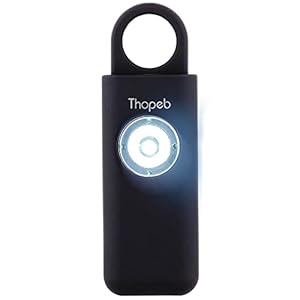 Thopeb The Original Self Defense Siren Keychain for Women–Personal Alarm & Keychains for Women Safety–Alarm with Strobe…