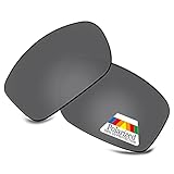 Bwake Replacement Lenses for Electric Tech One Sunglasses - Dark Black POLARIZED