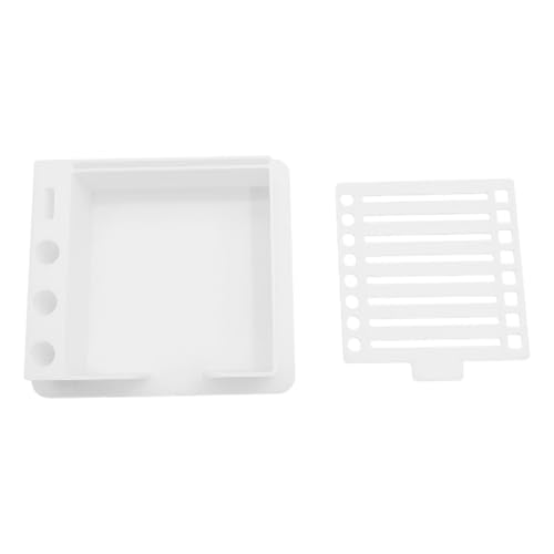 ペンカップとノートホルダーセット人間工学に基づいたデザインの付箋収納ボックス職場効率デスクトレイ