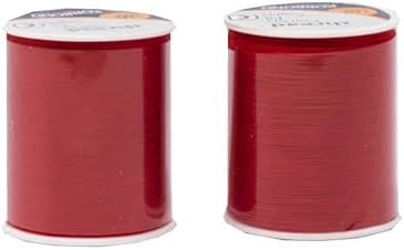 Korbond 320m Sewing Thread 2 x 160m Spools - Chestnut Brown Polyester  Hand and Machine Sewing