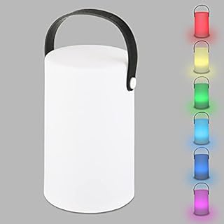 BKZO LED Night Light USB Rechargeable Portable Colorful Changing RGB Light Bedside Table Lamp for Kids Children's Room Stair Hallway Bedroom Camping
