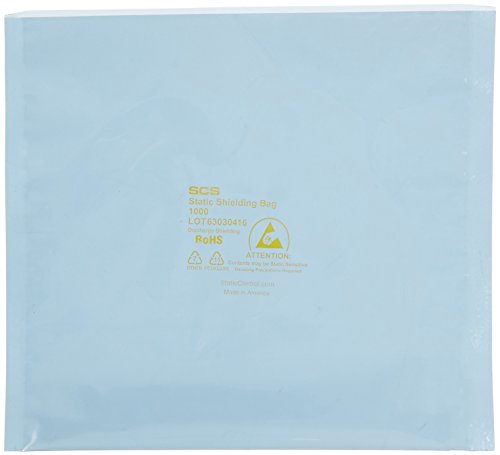 Image of 8 inch x 8 inch Open End Static Shielding Bags, 25-Pack (xSTC147-25)