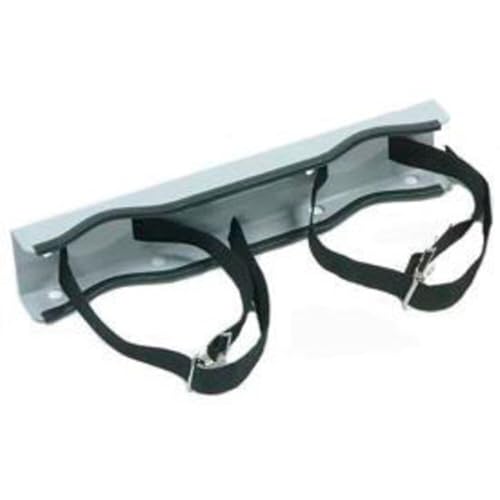 Global Industrial 2 Cylinder Wall Mount Bracket, Supports Cylinders From 3-1/2