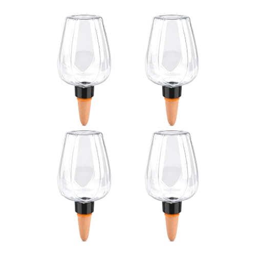 4 Piezas Riego Automático Plantas con Cono Cerámico, Dispensador ...