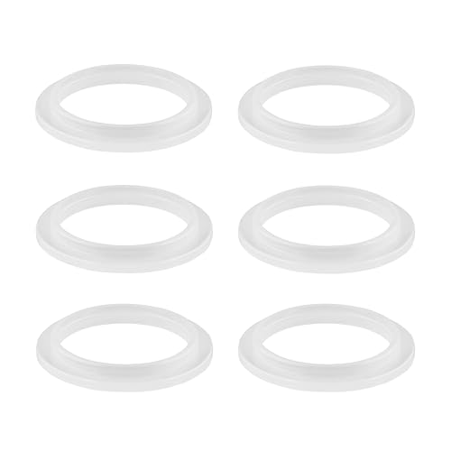 Lot de 6 anneaux de guidage en plastique pour col de pression de 16 mm de diamètre (anneau de guidage de poussée Ø 16 mm)