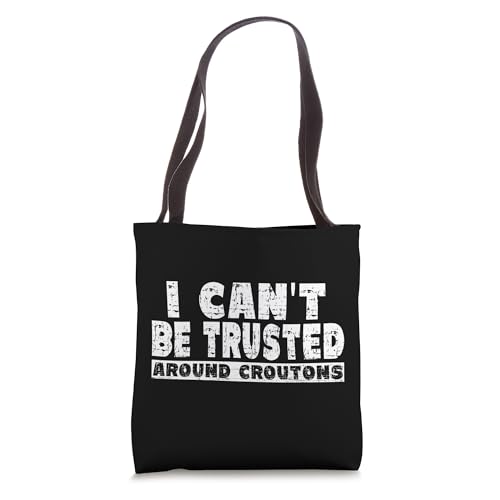Bolsa Tote Crouton Lover Joke 16 pulgadas miniatura 1