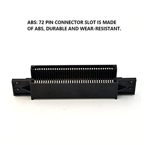 SUDNJIALQ Conector de slot de cartão portátil durável Jogo Adapter Slots Socket 72 pinos Peças de re