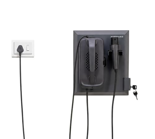 Image of Forward, Ather Duo Charger Wall Mount with Anti-Theft Lock, Durable Metal Build, Cable Management, Compatible with 700w and 900w Charger for Ather 450 & Rizta (Standard)