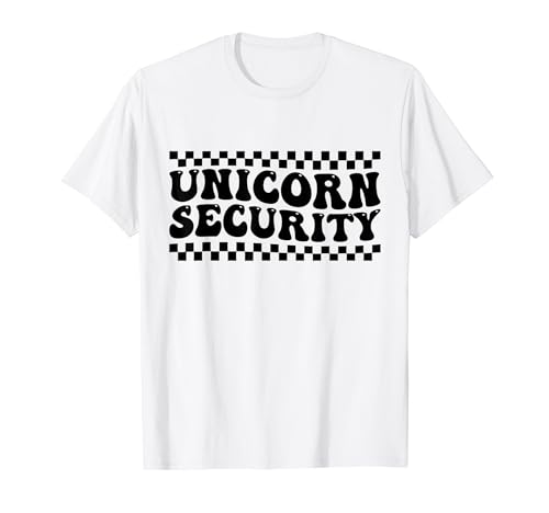 Halloween Costume Groovy Unicorn Security Matching Family T-Shirt