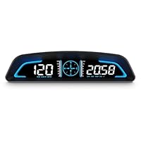 AMROOLOO Speedometer, reception of satellite signals, display of speed and other functions, auto head up display, can be used on all vehicles