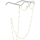 AHSIWC 18K Gold Glasses Chain for Women, Eyeglass Chain, Sunglasses Eyewear Strap Holders Around Neck