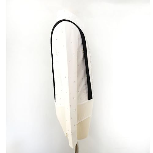 JoyCan Roupas masculinas brancas de desempenho para meninos em competições, Branco, 4-6 Years