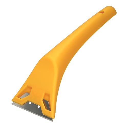 Grattoir en plastique jaune lame 60 mm. Grattoir vitrocéramique, grattoir en verre, grattoir vitrocéramique,