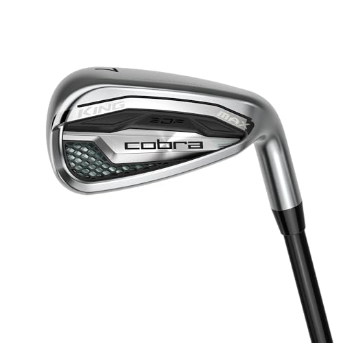Cobra Golf King Women's MAX Iron Set (6-PW, SW, Graphite, Ladies, Right Hand)