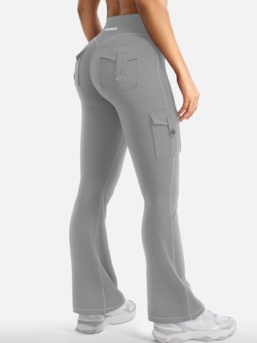 Image of YEOREO CoreFlex Women Workout Flare Leggings