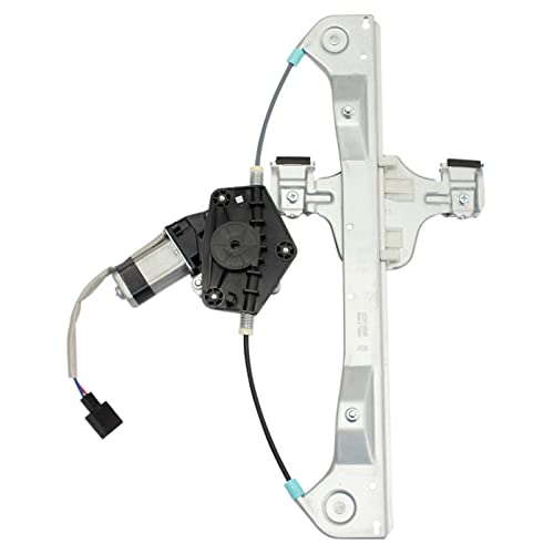 Image of TRQ Rear Passenger Side Power Window Motor and Regulator Assembly Compatible with 2006-2012 Ford Fusion 2006-2011 Mercury Milan 2006 Lincoln Zephyr 2007-2012 Lincoln MKZ